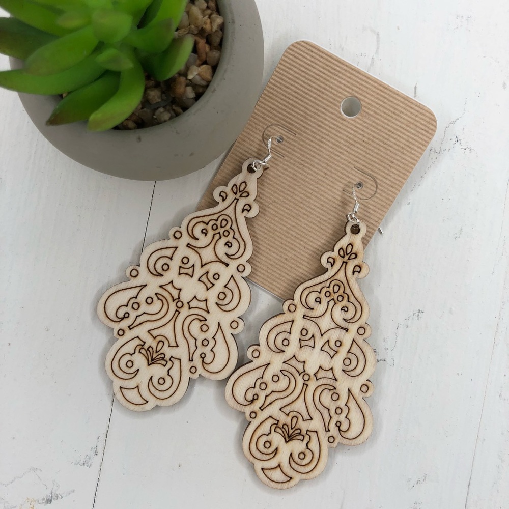 Earrings | Wood